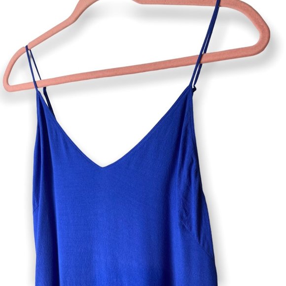 Wilfred Free Aritzia Blue Vivienne Slip Spagetti Strap Mini Dress - Picture 5 of 10